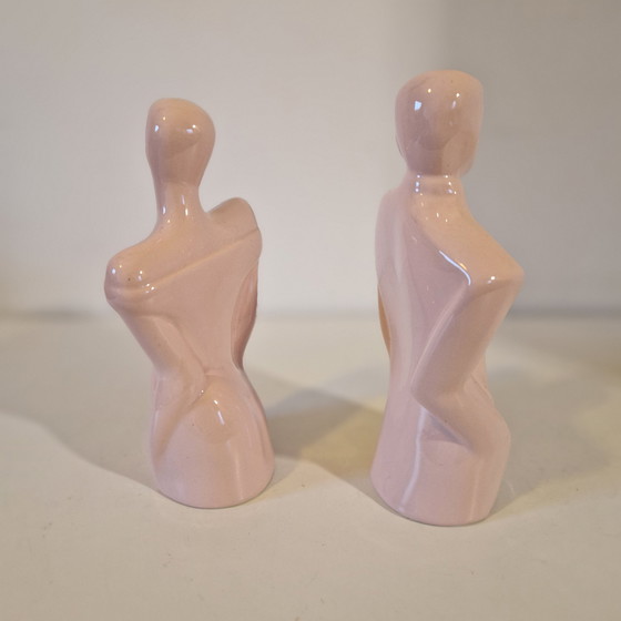 Image 1 of 80er Set von 2 Statuen Pop Art