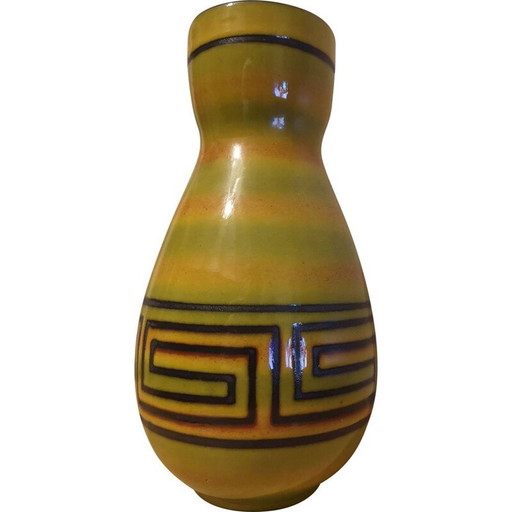 Mid Century Vase Elchinger, Frankreich 1950-1960