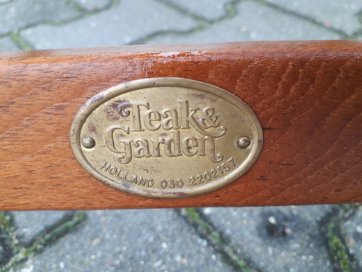 2 Teak & Garden Teak-Klappstühle