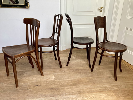 Image 1 of 4X Thonet und andere Bugholzstühle