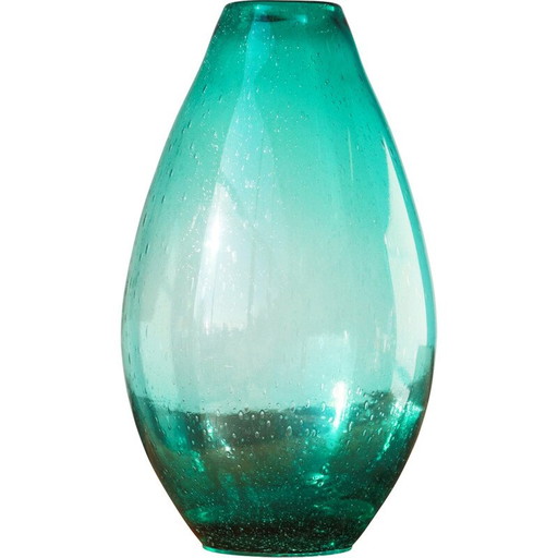 Vintage türkisfarbene Vase