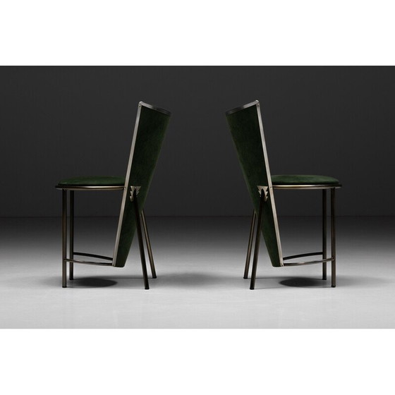 Image 1 of Vintage Esszimmerstühle von Frans Van Praet, Belgien 1990er Jahre