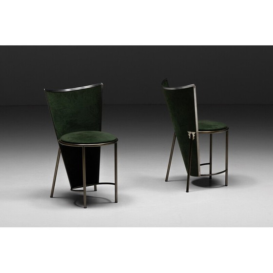 Image 1 of Vintage Esszimmerstühle von Frans Van Praet, Belgien 1990er Jahre