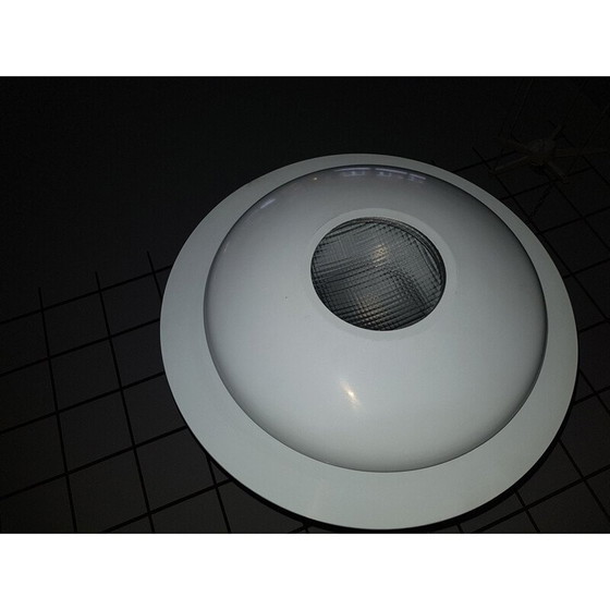 Image 1 of Weiße Vintage-Pendelleuchte von Tobia & Afra Scarpa für Flos