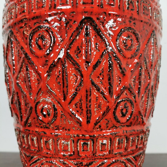 Image 1 of Große Vintage West Deutschland Bay Keramik Vase, Blumenvase 92 50