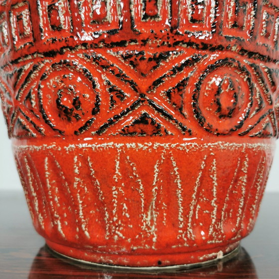 Image 1 of Große Vintage West Deutschland Bay Keramik Vase, Blumenvase 92 50