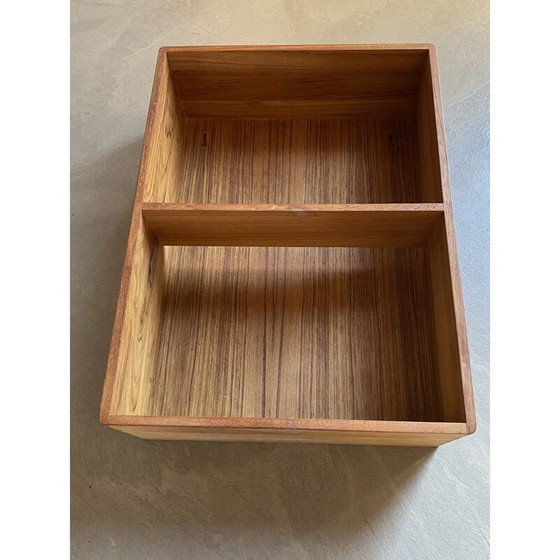 Image 1 of Skandinavisches Vintage-Mini-Regal aus massivem Teakholz, 1960