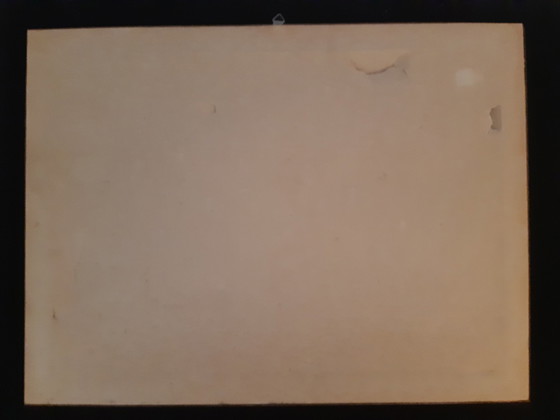 Image 1 of Malerei auf Glas, signiert. Räuber, die den traditionellen Schwerttanz um ihre Beute aufführen. Władysław Walczak-Baniecki.