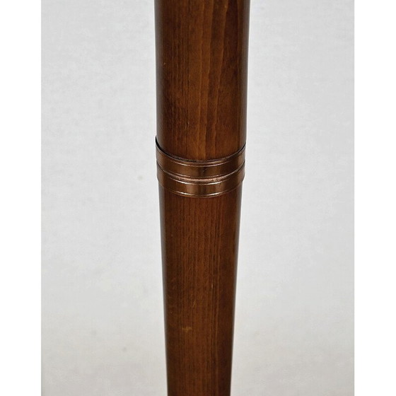Image 1 of Vintage Art Deco Stehlampe aus lackiertem Buchenholz, 1940