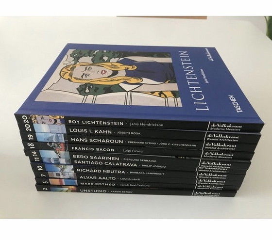 Image 1 of Taschen / Volkskrant - Dekorative Kunst 70S - Moderne Meister - Architekten der Welt - 2006-2010