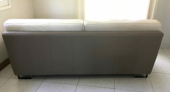 Image 1 of 3-Sitzer Ledersofa Und Sessel