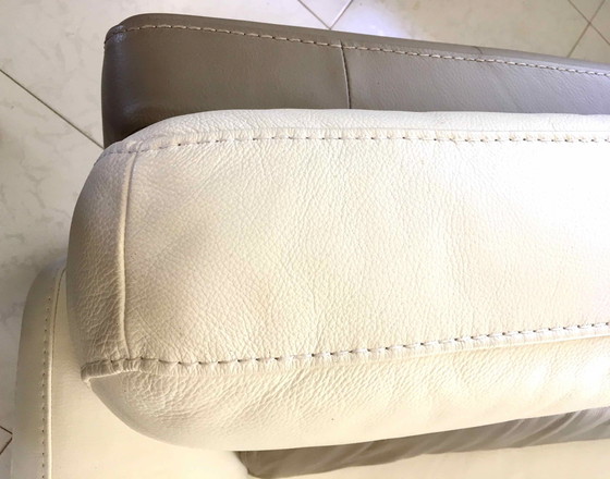 Image 1 of 3-Sitzer Ledersofa Und Sessel