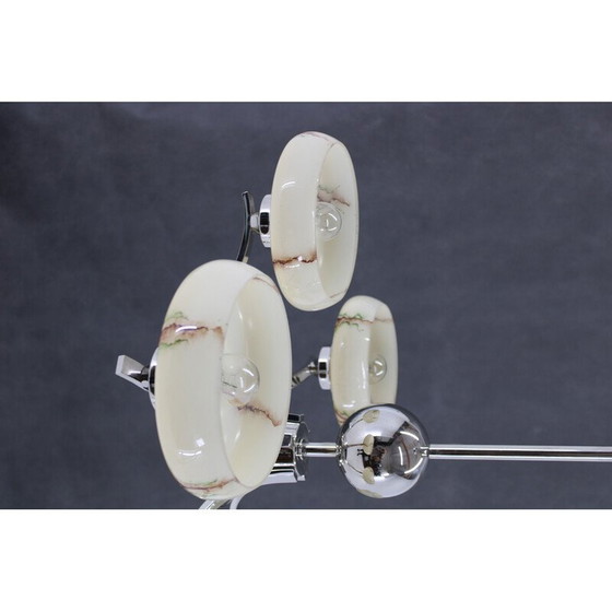 Image 1 of Vintage Art Deco Hängelampe, Tschechoslowakei 1930er Jahre