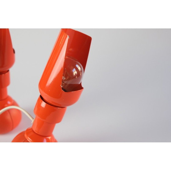 Image 1 of Seltenes Paar Gino Sarfatti Lampen Modell 600p aus der Mitte des Jahrhunderts für Arteluce, Italien 1966