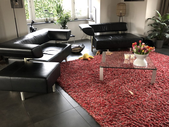 Image 1 of 2 x COR Arthe zwartleren Bank