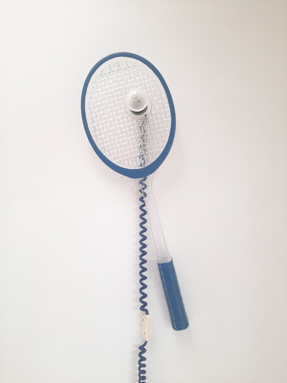 Image 1 of 80S Vintage Tennisschläger Wandleuchte