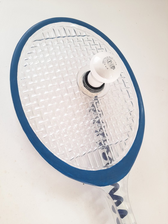 Image 1 of 80S Vintage Tennisschläger Wandleuchte