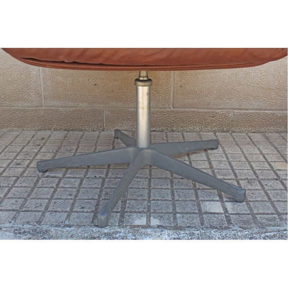 Image 1 of Vintage Brauner Ledersessel 1960er Jahre