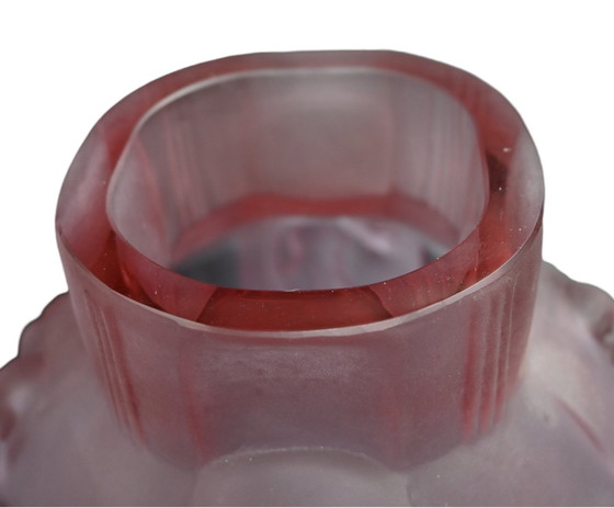 Image 1 of Rene Lalique Art Deco Vase 4 Tänzerinnen