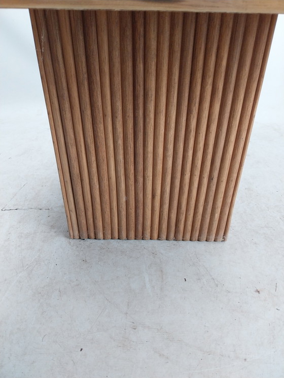 Image 1 of 1 X 1970'S Bamboo/Wicker Couchtisch