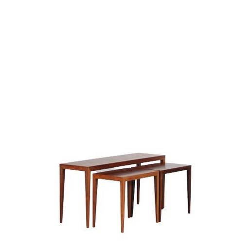 Severin Hansen Nesting Tables für Haslev, Dänemark 1960