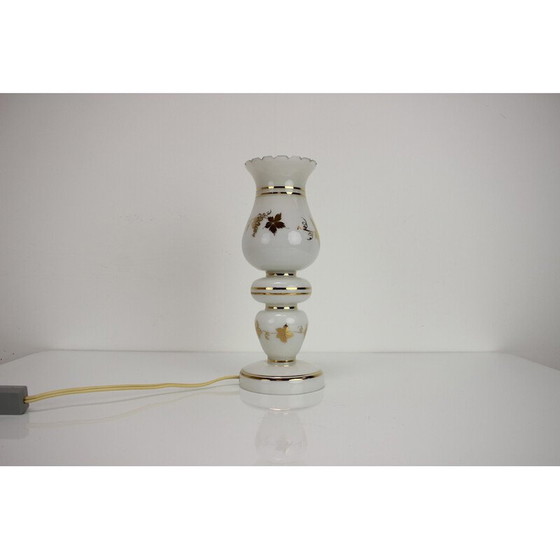 Image 1 of Vintage Glas-Tischlampe, Deutschland 1980