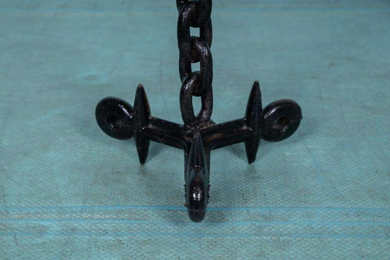 Image 1 of Brutalistischer Kerzenhalter aus Metall, minimalistischer Kerzenhalter aus Eisen