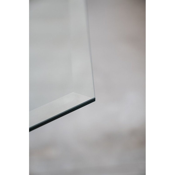 Image 1 of Sechseckiger Tisch aus Glas und Messing von Sandro Petti für Angolometallarte, Italien 1970