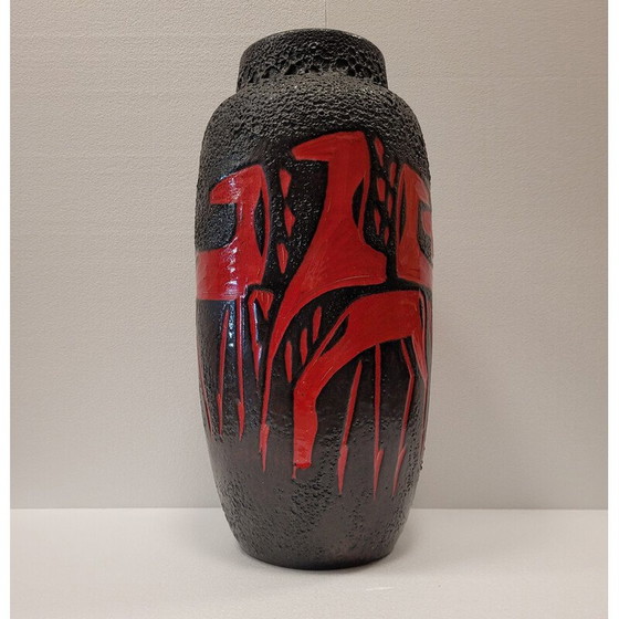 Image 1 of Vintage Fat Lava Keramikvase für Scheurich Keramik, Deutschland 1950