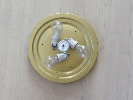 Image 1 of Deckenlampe Plafonnier JBS Glas 70er Jahre 