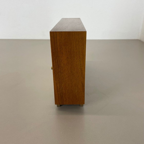 Image 1 of Vintage Hollywood Regency Holztischuhr von Kienzle, Deutschland 1960er Jahre