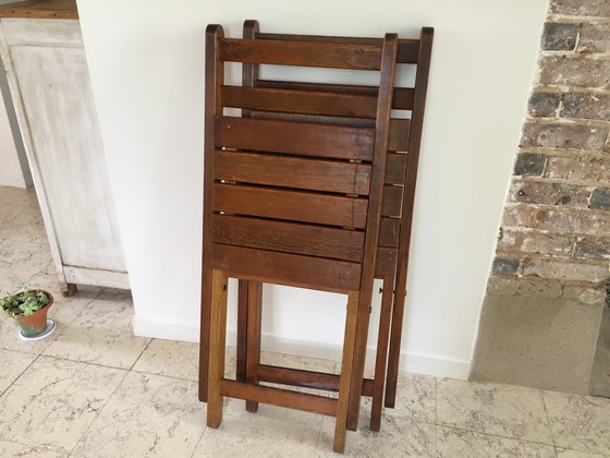 Image 1 of Klappstühle Chalet "Au Feu De Bois"