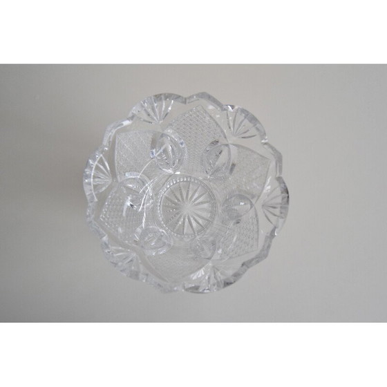 Image 1 of Alte Kristallvase von Novy Bor, Tschechoslowakei 1960
