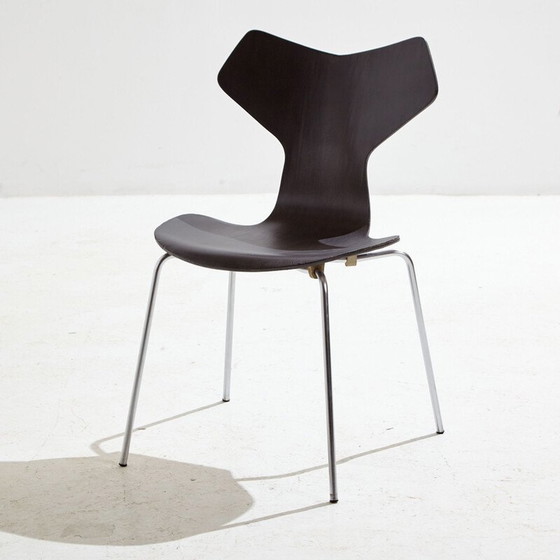 Image 1 of Vintage Grand Prix 3130 Stuhl von Arne Jacobsen für Fritz Hansen, 1970er Jahre