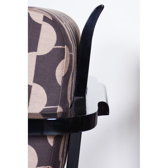 Image 1 of Paar Sessel aus massivem Eichenholz, geschwärzt, von Josef Chochol, Tschechien 1920