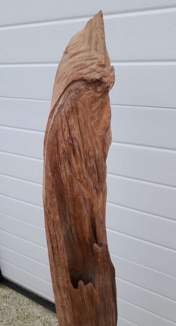 Image 1 of Teakholzstamm auf Fuß 143 cm hoch