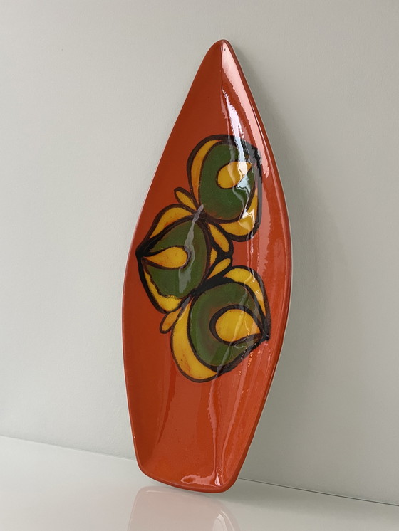 Image 1 of Seltene Orange Bowl Retro 1960 - Poole England