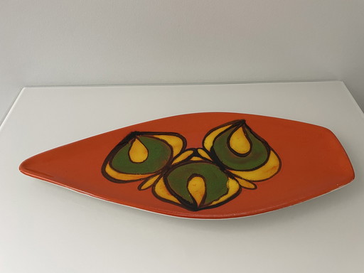 Seltene Orange Bowl Retro 1960 - Poole England