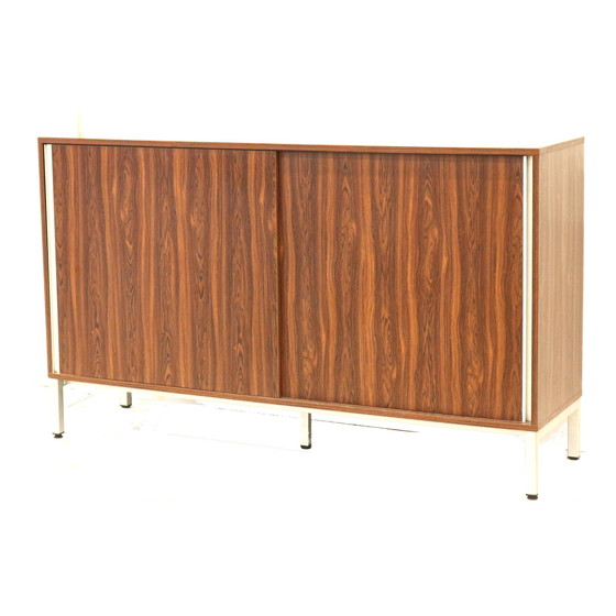 Image 1 of Sideboard aus Palisanderholz mit Schiebetüren aus den 1960er Jahren