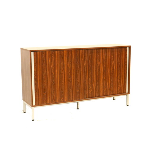 Sideboard aus Palisanderholz mit Schiebetüren aus den 1960er Jahren