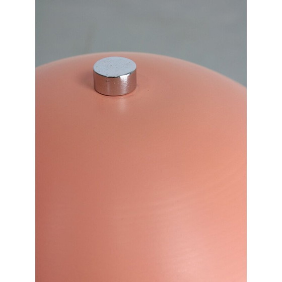 Image 1 of Mid-Century rosa Kugel Tischlampe