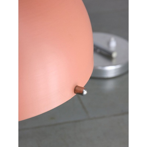 Image 1 of Mid-Century rosa Kugel Tischlampe
