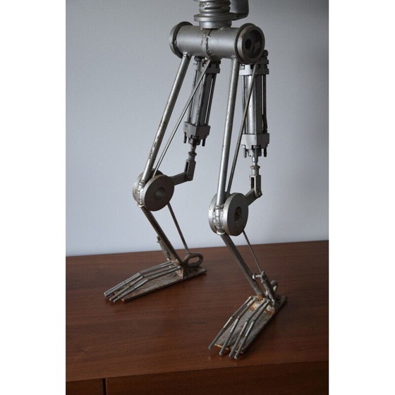 Image 1 of Vintage-Skulptur Kunst brutalistischen Roboter Zyklopen