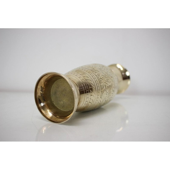 Image 1 of Mid Century Messingvase, Indien 1960er Jahre