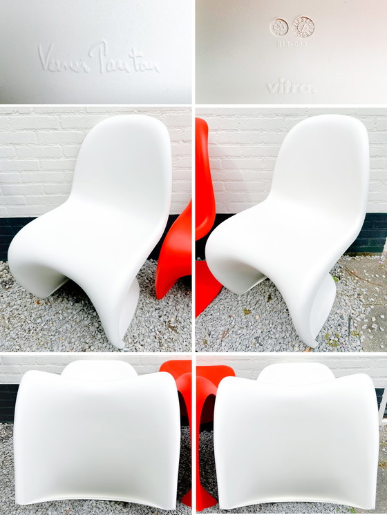 Image 1 of 2x Vitra Panton Stuhl