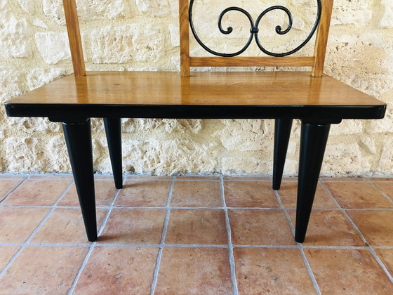 Image 1 of Mid-Century Pflanzenständer aus Eiche und Formica, 1960er Jahre