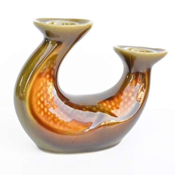 Image 1 of Vintage-Keramik-Kerzenständer von Ditmar Urbach, Tschechoslowakei 1960