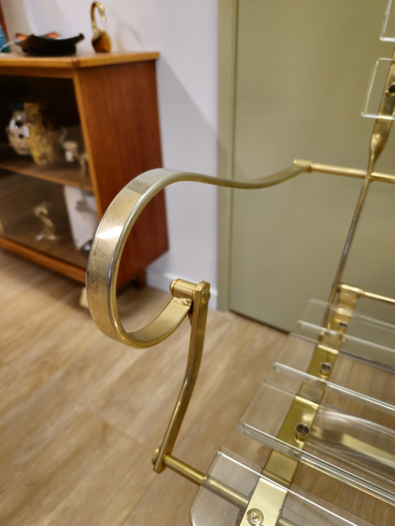 Image 1 of Vintage Plexiglas Stuhl Sessel Gold Acrylglas