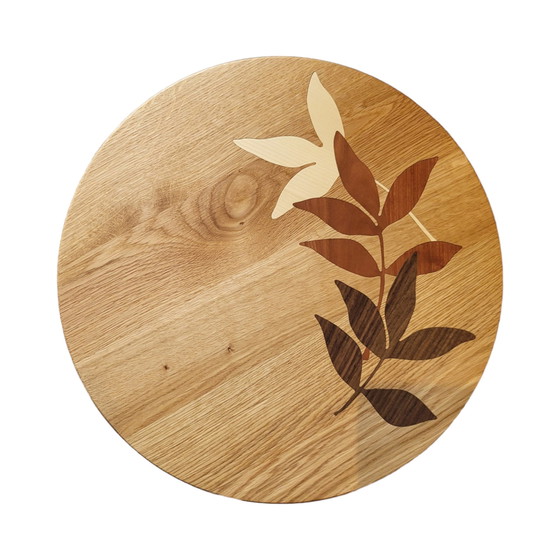 Image 1 of Bjorn Woodwork Beistelltisch mit Holzintarsie