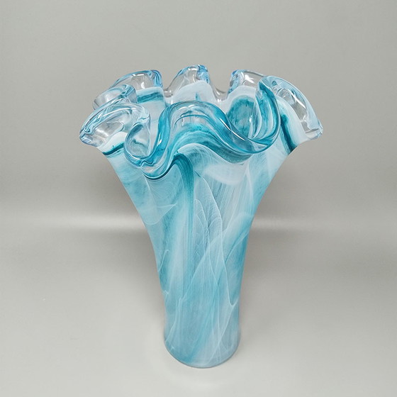 Image 1 of 1960er Jahre Erstaunliche blaue Vase